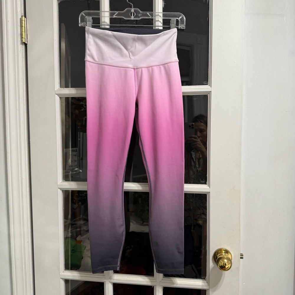 Stylish Ombre And Solid Leggings Bundle - image 6